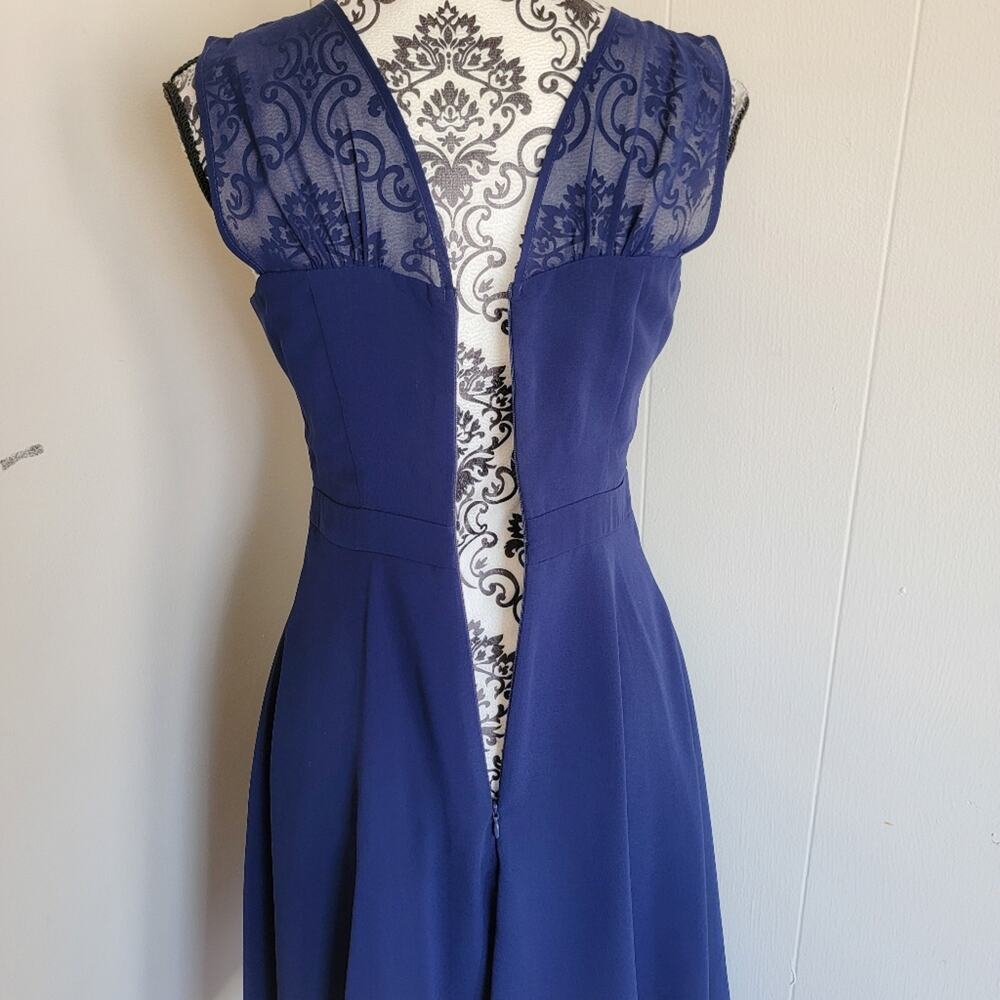 Modcloth Fit & Flare‎ Sweetheart Neckline Mini Dress - Picture 3 of 5